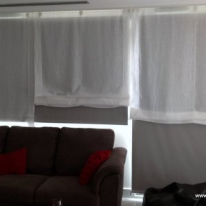 Cortinas Enrollables Opacas y Paccetto