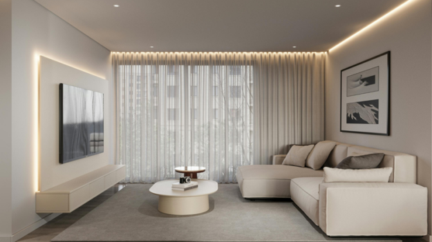 cortinas-salon consejos cortinas salón